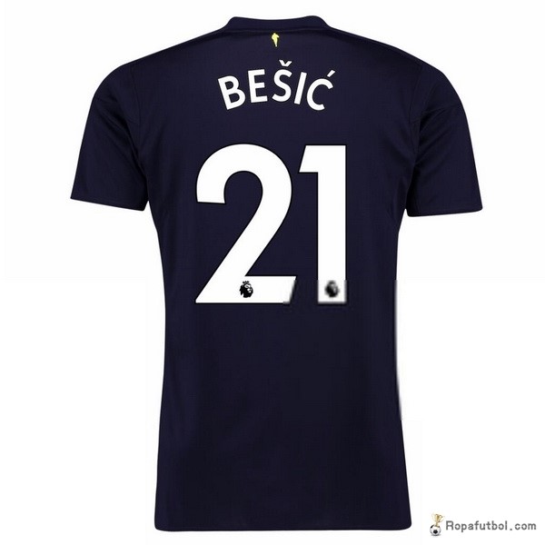 Camiseta Everton Replica Tercera Ropa Besic 2017/18
